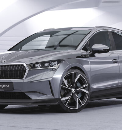 Lame de parechoc avant pour Skoda Enyaq iV toutes carrosseries (depuis 2020) - Fabriqué en ABS (6 finitions au choix)