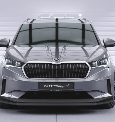 Lame de parechoc avant pour Skoda Enyaq iV toutes carrosseries (depuis 2020) - Fabriqué en ABS (6 finitions au choix)