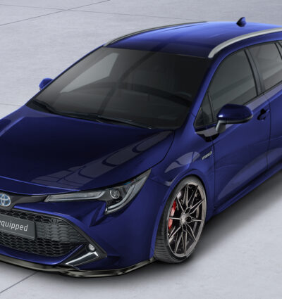 Lame de parechoc avant pour Toyota Corolla (E210) toutes carrosseries (break Sports / hatchback) (depuis 2018) - Fabriqué en ABS (6 finitions au choix)