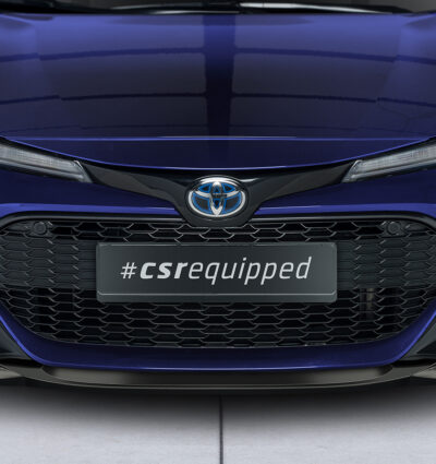Lame de parechoc avant pour Toyota Corolla (E210) toutes carrosseries (break Sports / hatchback) (depuis 2018) - Fabriqué en ABS (6 finitions au choix)