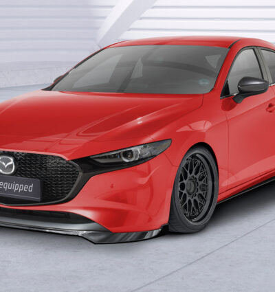 Lame de parechoc avant pour Mazda 3 (Typ BP) toutes carrosseries (depuis 2019) - Fabriqué en ABS (6 finitions au choix)