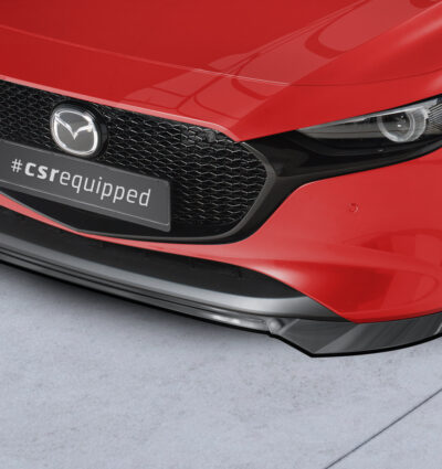 Lame de parechoc avant pour Mazda 3 (Typ BP) toutes carrosseries (depuis 2019) - Fabriqué en ABS (6 finitions au choix)