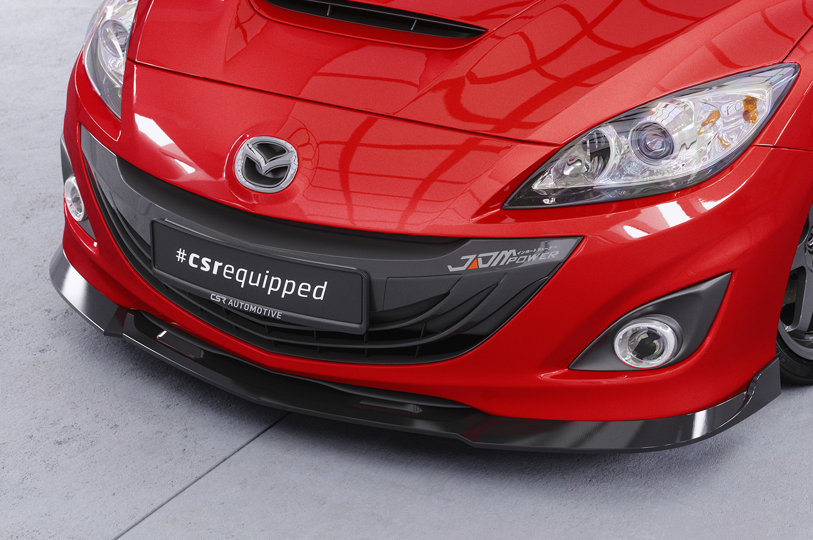 Lame de parechoc avant pour Mazda 3 (Typ BL) MPS (2009-2013) - Fabriqué en ABS (6 finitions au choix)