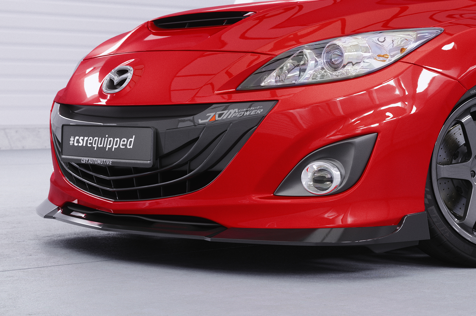 Lame de parechoc avant pour Mazda 3 (Typ BL) MPS (2009-2013) - Fabriqué en ABS (6 finitions au choix)