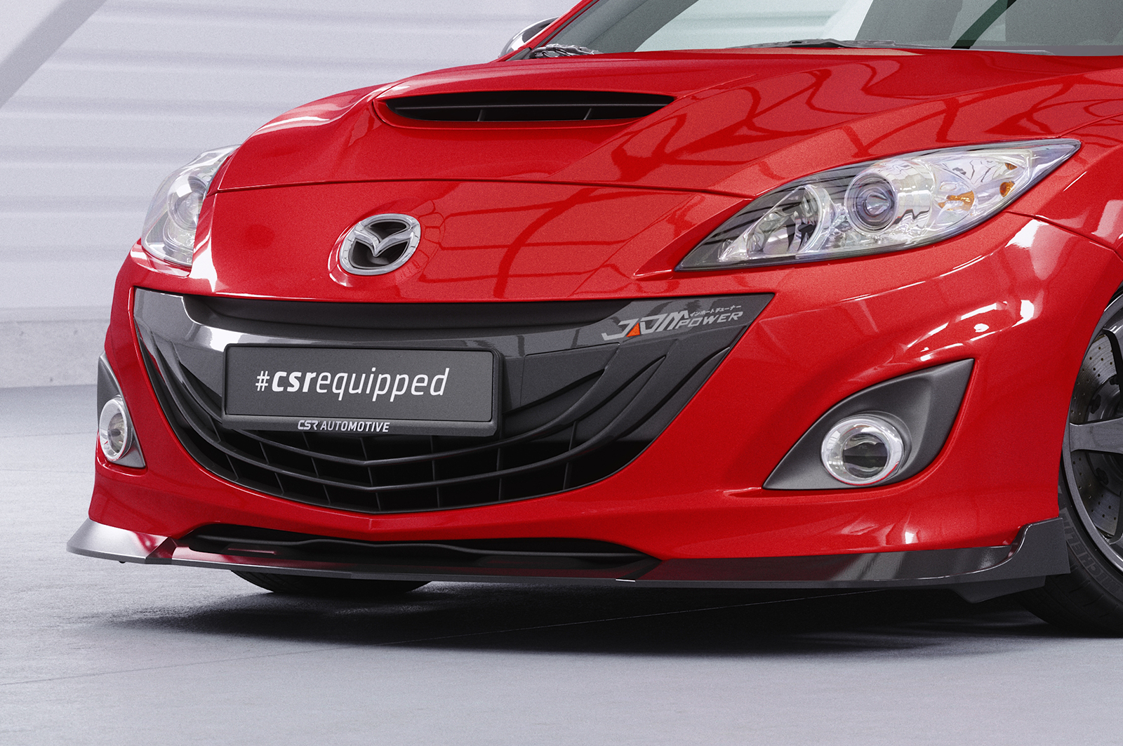 Lame de parechoc avant pour Mazda 3 (Typ BL) MPS (2009-2013) - Fabriqué en ABS (6 finitions au choix)