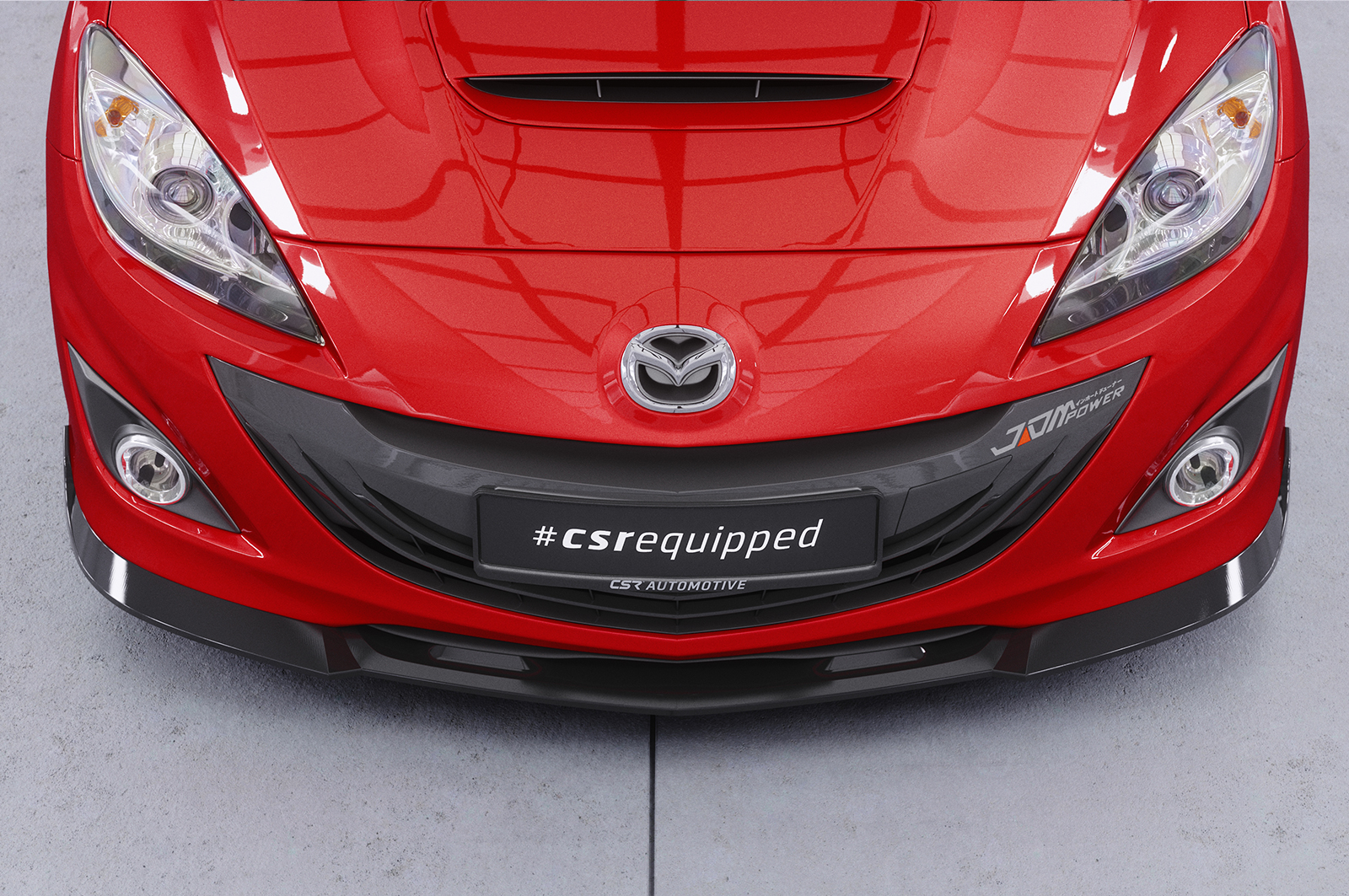 Lame de parechoc avant pour Mazda 3 (Typ BL) MPS (2009-2013) - Fabriqué en ABS (6 finitions au choix)