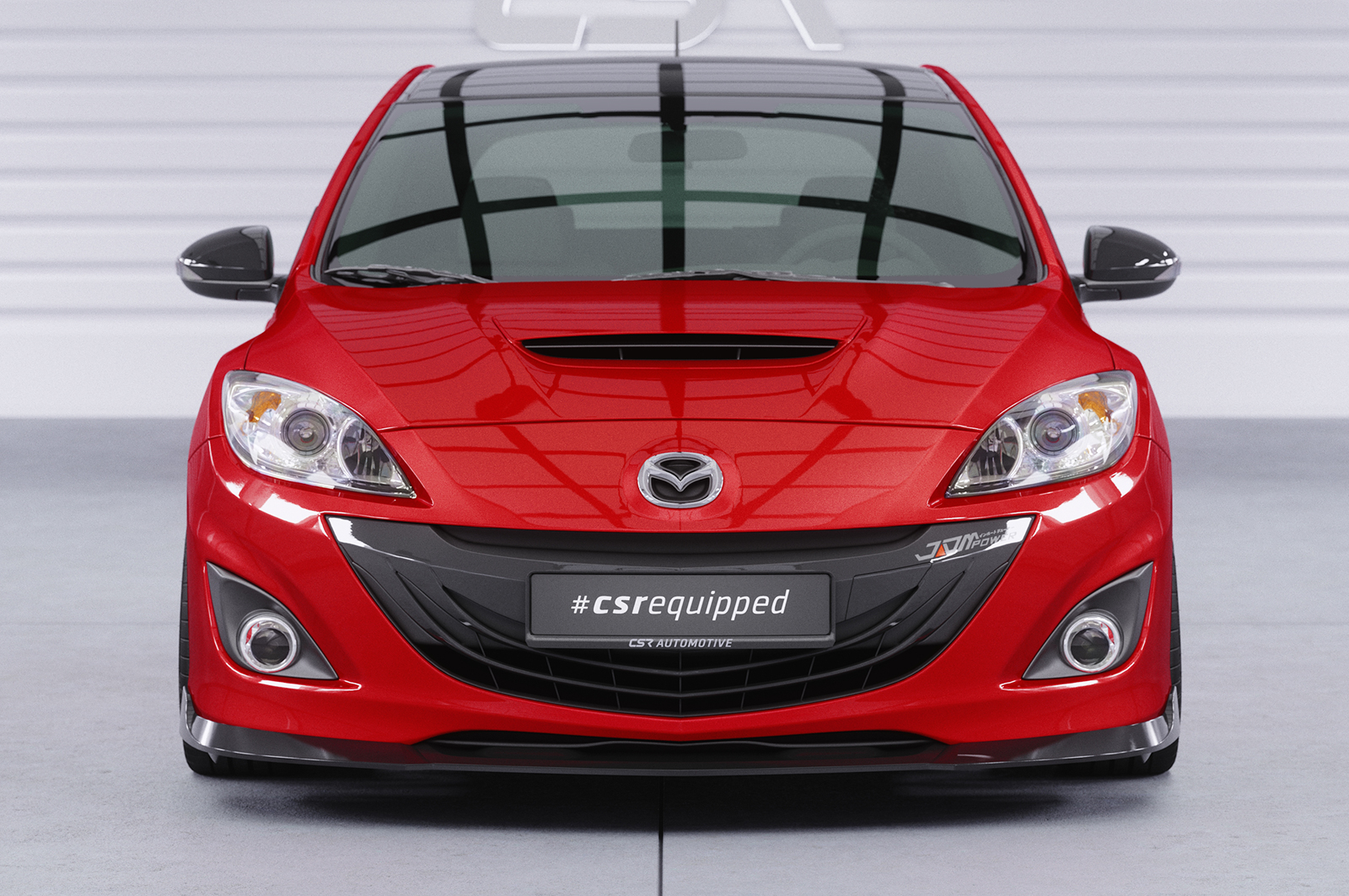 Lame de parechoc avant pour Mazda 3 (Typ BL) MPS (2009-2013) - Fabriqué en ABS (6 finitions au choix)