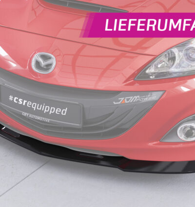 Lame de parechoc avant pour Mazda 3 (Typ BL) MPS (2009-2013) - Fabriqué en ABS (6 finitions au choix)