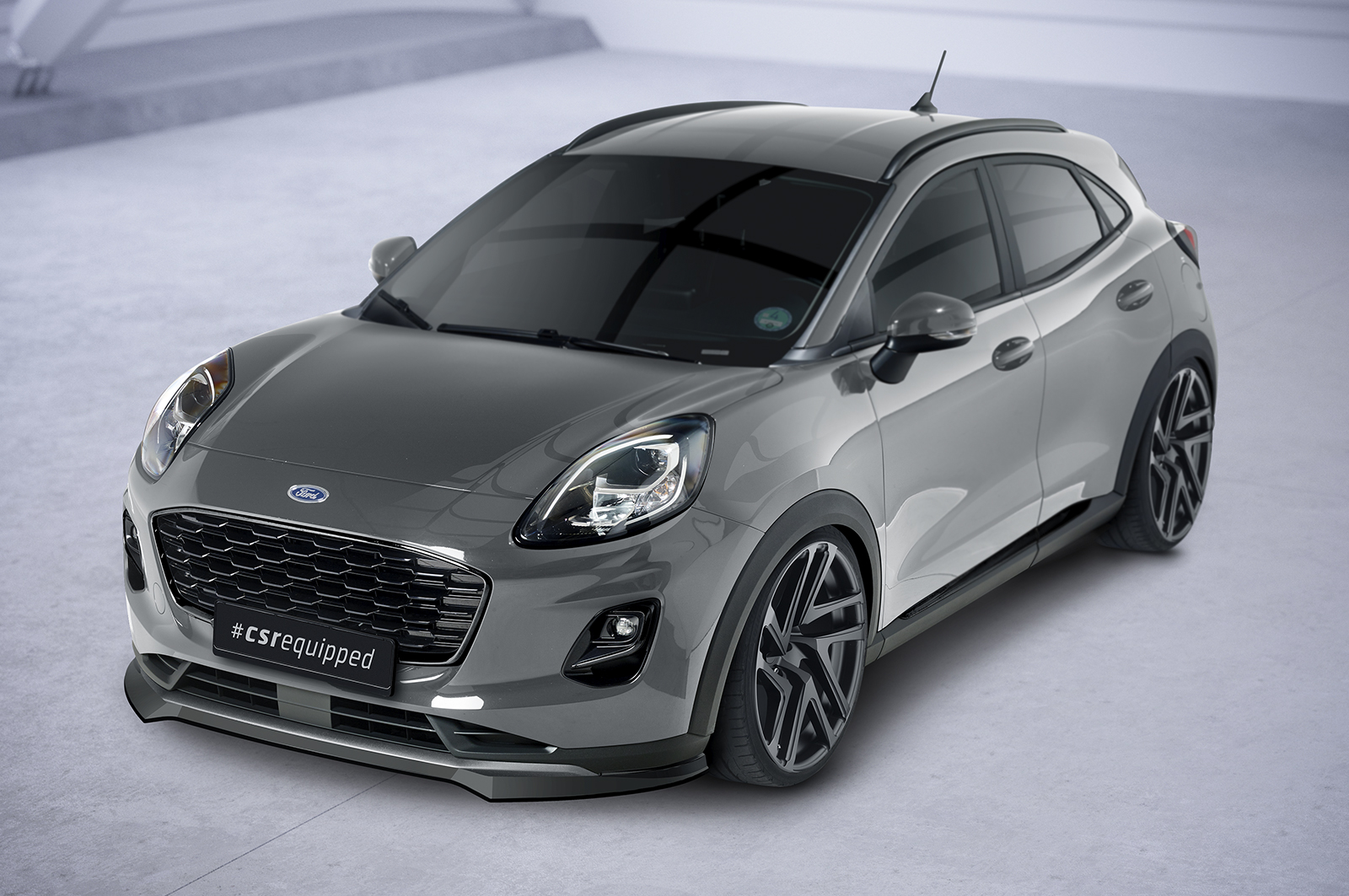 Lame de parechoc avant pour Ford Puma Titanium et Titanium X (depuis 2019) - Fabriqué en ABS (6 finitions au choix)