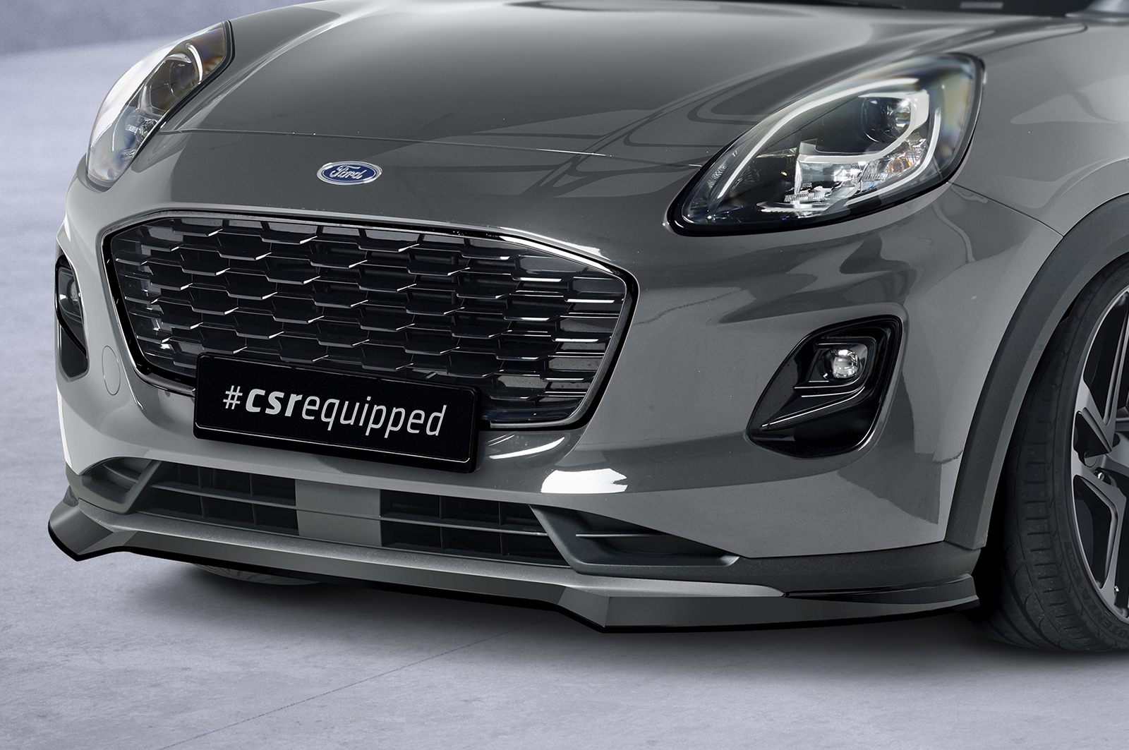 Lame de parechoc avant pour Ford Puma Titanium et Titanium X (depuis 2019) - Fabriqué en ABS (6 finitions au choix)