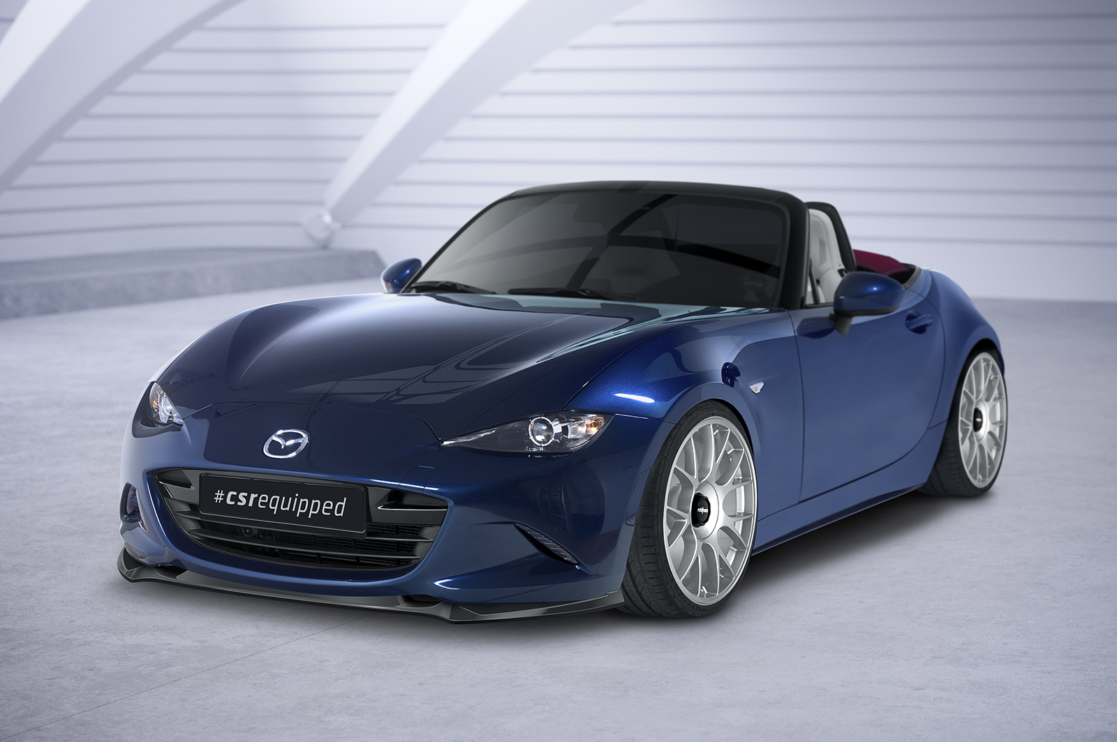 Lame de parechoc avant pour Mazda MX-5 (Typ ND) Roadster et RF (depuis 2015) - Fabriqué en ABS (6 finitions au choix)