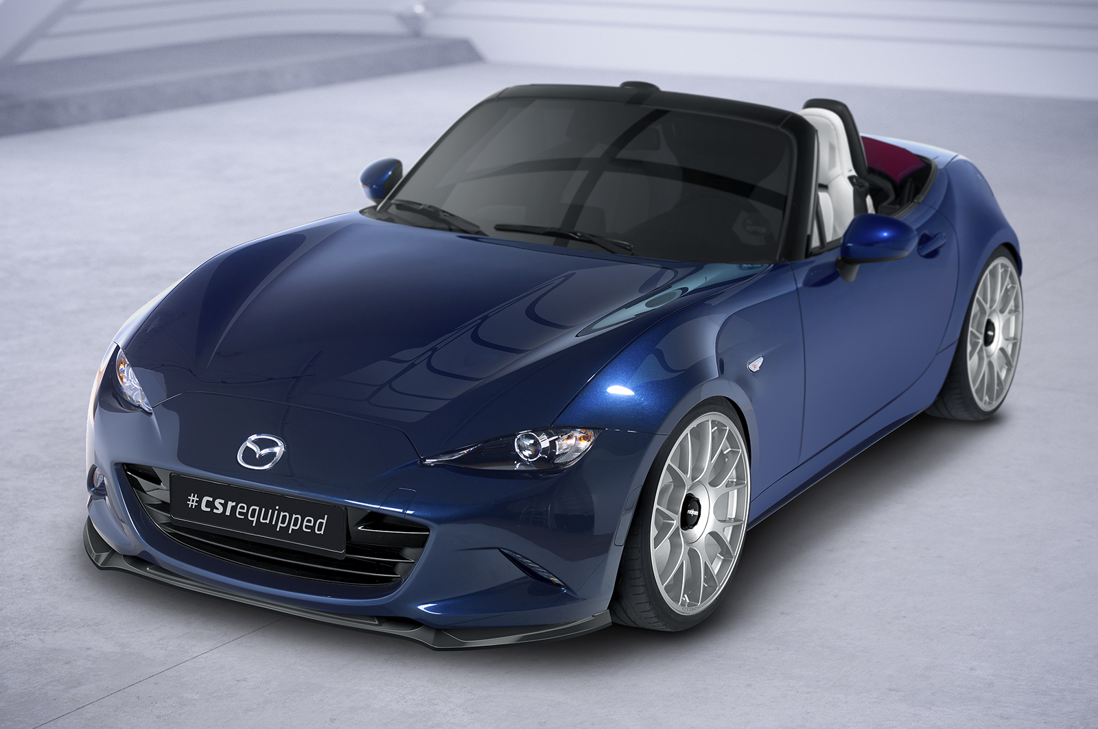Lame de parechoc avant pour Mazda MX-5 (Typ ND) Roadster et RF (depuis 2015) - Fabriqué en ABS (6 finitions au choix)