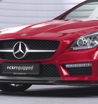 Lame de parechoc avant pour Mercedes SLK R172 AMG-Line (03/2011-2015) - Fabriqué en ABS (6 finitions au choix)