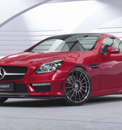 Lame de parechoc avant pour Mercedes SLK R172 AMG-Line (03/2011-2015) - Fabriqué en ABS (6 finitions au choix)