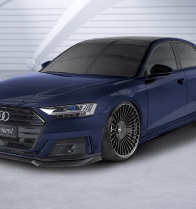 Lame de parechoc avant pour Audi A8 D5 S-Line (09/2017-11/2021) - Fabriqué en ABS (6 finitions au choix)