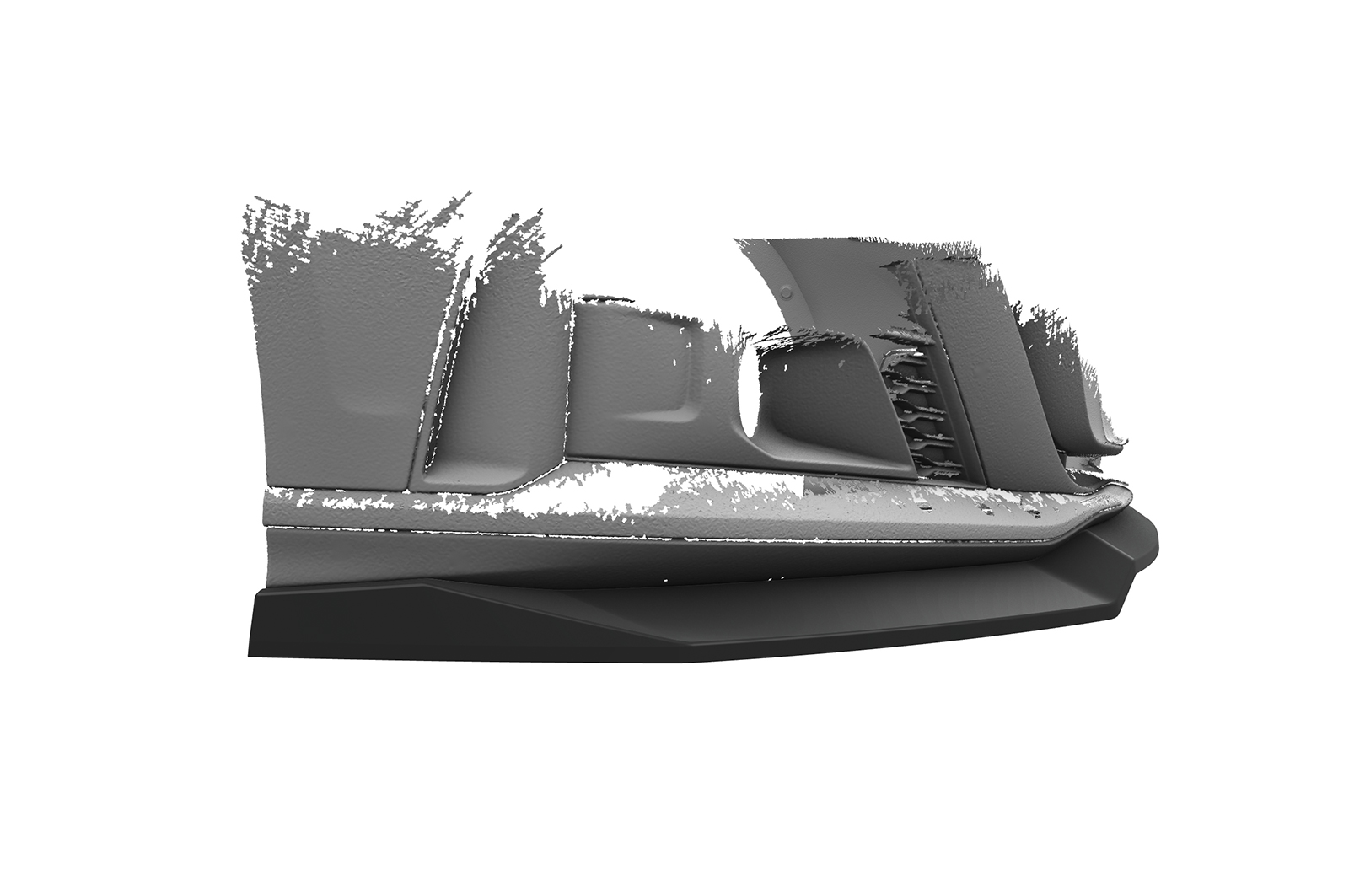 Lame de parechoc avant pour Audi A8 D5 S-Line (09/2017-11/2021) - Fabriqué en ABS (6 finitions au choix)