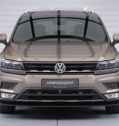 Lame de parechoc avant pour VW Tiguan 2 (Typ AD) finition de base (2016-06/2020) - Fabriqué en ABS (6 finitions au choix)