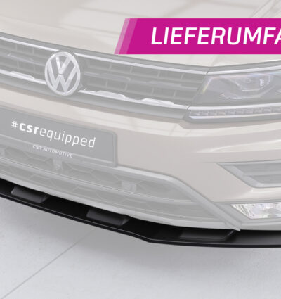 Lame de parechoc avant pour VW Tiguan 2 (Typ AD) finition de base (2016-06/2020) - Fabriqué en ABS (6 finitions au choix)