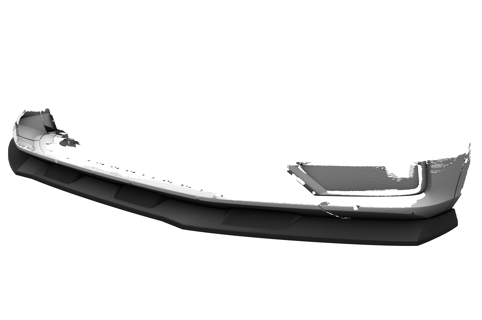 Lame de parechoc avant pour VW Tiguan 2 (Typ AD) finition de base (2016-06/2020) - Fabriqué en ABS (6 finitions au choix)