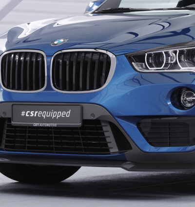 Lame de parechoc avant pour BMW X1 F48 finition de base (2015-2019) - Fabriqué en ABS (6 finitions au choix)