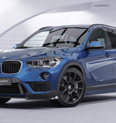 Lame de parechoc avant pour BMW X1 F48 finition de base (2015-2019) - Fabriqué en ABS (6 finitions au choix)