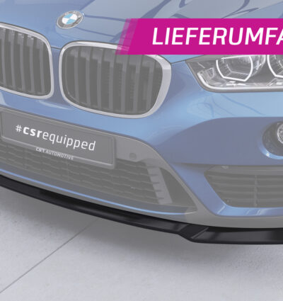 Lame de parechoc avant pour BMW X1 F48 finition de base (2015-2019) - Fabriqué en ABS (6 finitions au choix)