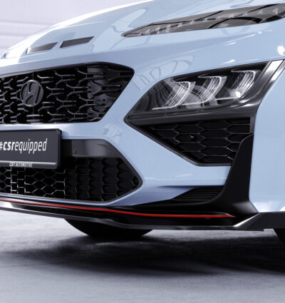 Lame de parechoc avant pour Hyundai Kona N-Line / N (depuis 2020) - Fabriqué en ABS (6 finitions au choix)