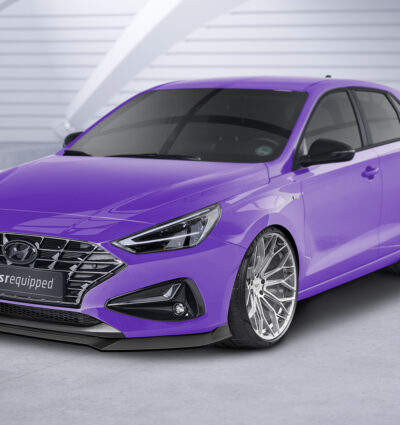 Lame de parechoc avant pour Hyundai I30 (PD) toutes carrosseries (facelift) (depuis 2020) - Fabriqué en ABS (6 finitions au choix)