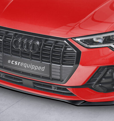 Lame de parechoc avant pour Audi Q3 (Typ F3) Sportback finition de base et S-Line (depuis 2019) - Fabriqué en ABS (6 finitions au choix)