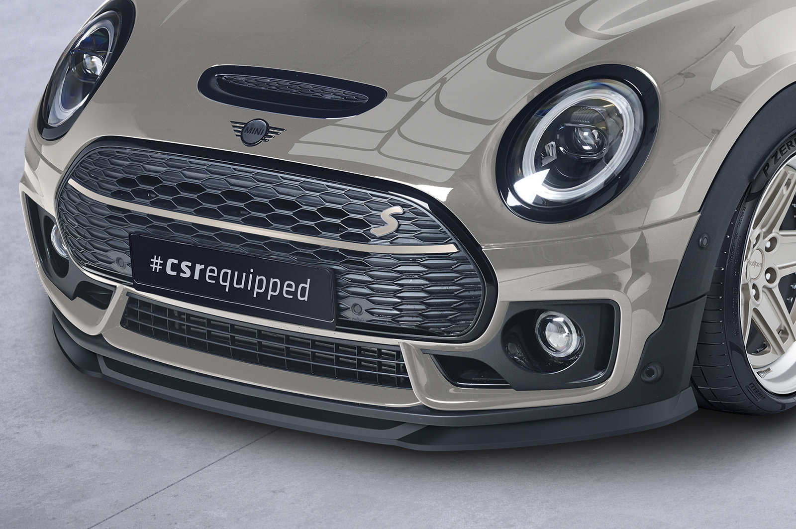 Lame de parechoc avant pour Mini Clubman (F54) Cooper S (depuis 2015) - Fabriqué en ABS (6 finitions au choix)