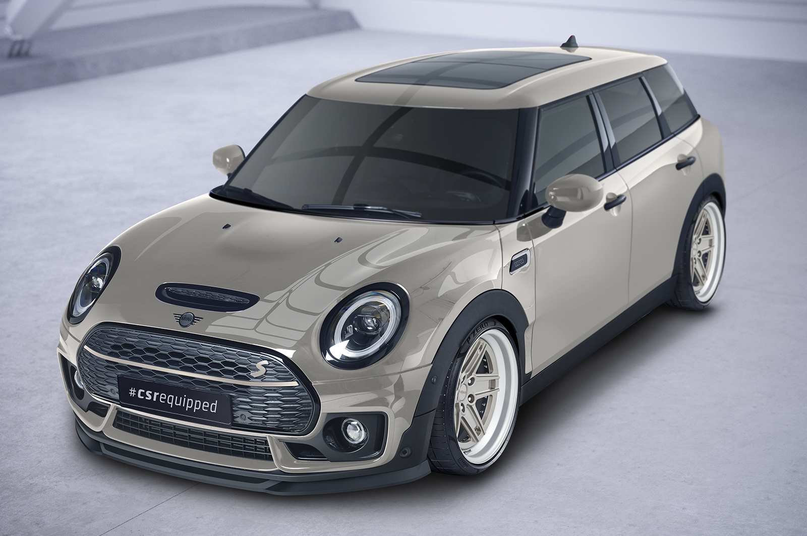 Lame de parechoc avant pour Mini Clubman (F54) Cooper S (depuis 2015) - Fabriqué en ABS (6 finitions au choix)
