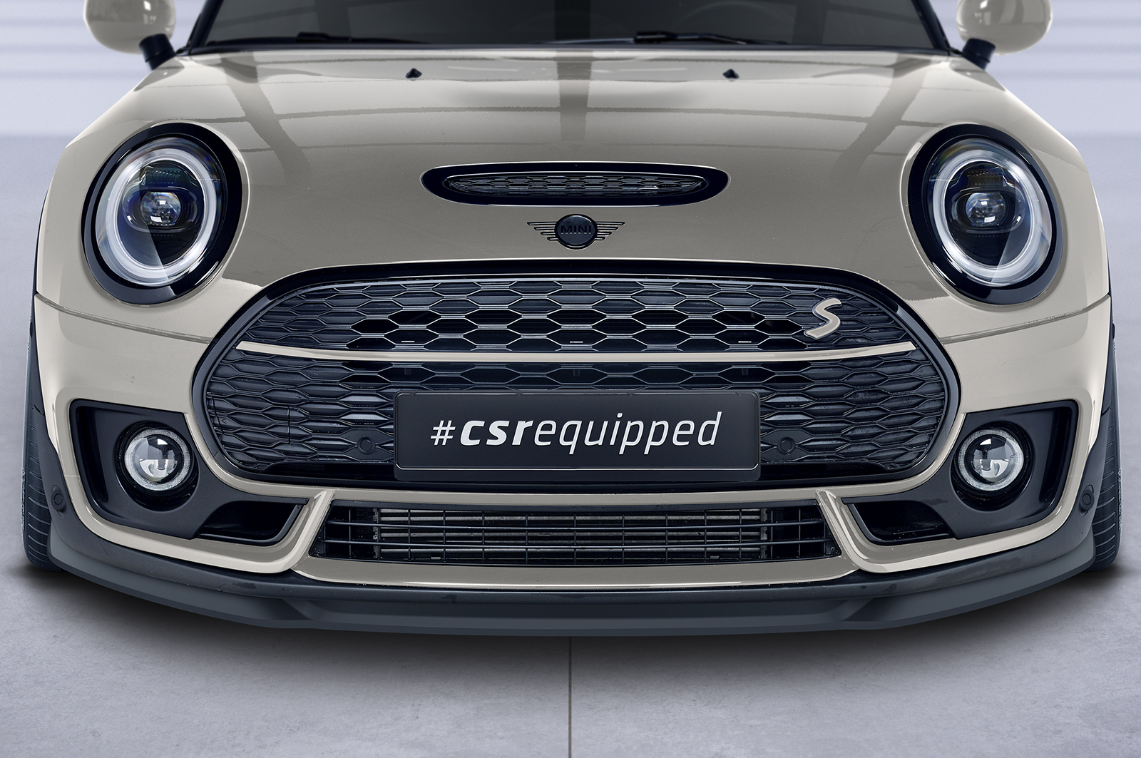 Lame de parechoc avant pour Mini Clubman (F54) Cooper S (depuis 2015) - Fabriqué en ABS (6 finitions au choix)