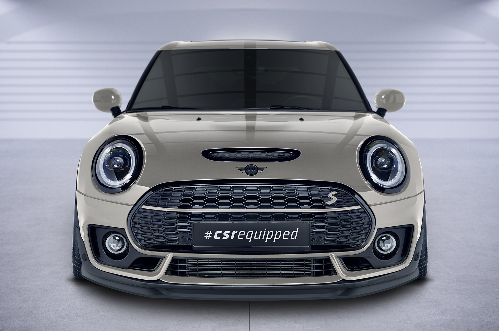 Lame de parechoc avant pour Mini Clubman (F54) Cooper S (depuis 2015) - Fabriqué en ABS (6 finitions au choix)