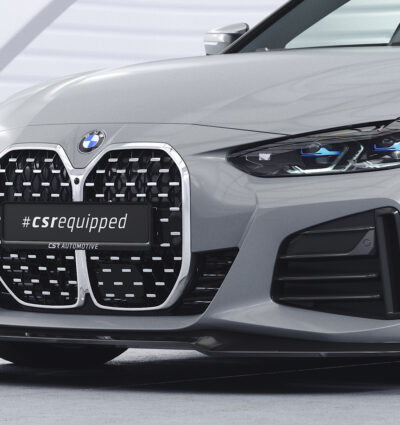 Lame de parechoc avant pour BMW Série 4 (G26) / i4 Gran coupé Pack M / sowie M50 et M440i (depuis 2020) - Fabriqué en ABS (6 finitions au choix)