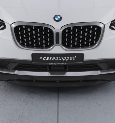 Lame de parechoc avant pour BMW X4 (G02) finition de base (facelift) (depuis 08/2021) - Fabriqué en ABS (6 finitions au choix)