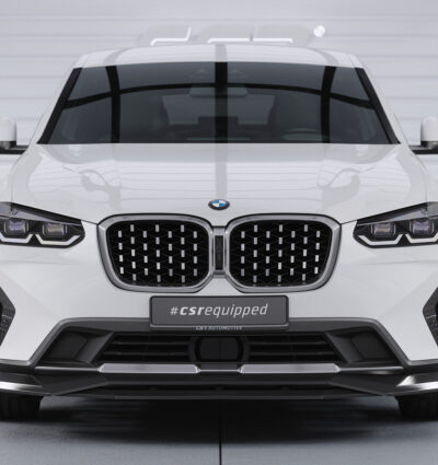 Lame de parechoc avant pour BMW X4 (G02) finition de base (facelift) (depuis 08/2021) - Fabriqué en ABS (6 finitions au choix)