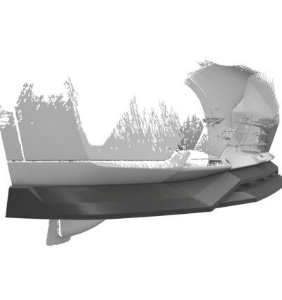 Lame de parechoc avant pour BMW X4 (G02) finition de base (facelift) (depuis 08/2021) - Fabriqué en ABS (6 finitions au choix)