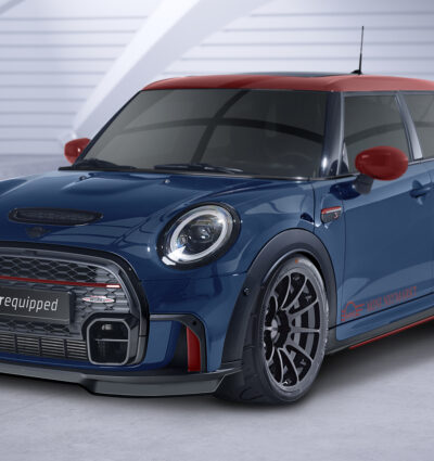 Lame de parechoc avant pour Mini F55 / F56 / F57 One / Cooper / Cooper S / JCW (2.facelift) - avec John Cooper Works Trim (depuis 2021) - Fabriqué en ABS (6 finitions au choix)