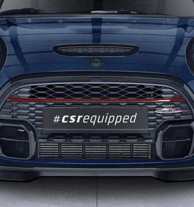 Lame de parechoc avant pour Mini F55 / F56 / F57 One / Cooper / Cooper S / JCW (2.facelift) - avec John Cooper Works Trim (depuis 2021) - Fabriqué en ABS (6 finitions au choix)