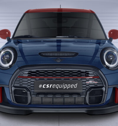 Lame de parechoc avant pour Mini F55 / F56 / F57 One / Cooper / Cooper S / JCW (2.facelift) - avec John Cooper Works Trim (depuis 2021) - Fabriqué en ABS (6 finitions au choix)