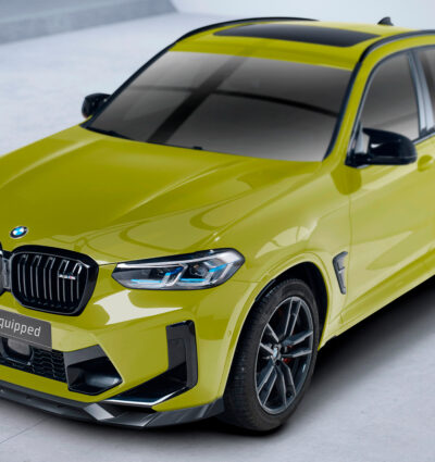 Lame de parechoc avant pour BMW X3 (F97) M Competition (facelift) (depuis 08/2021) - Fabriqué en ABS (6 finitions au choix)