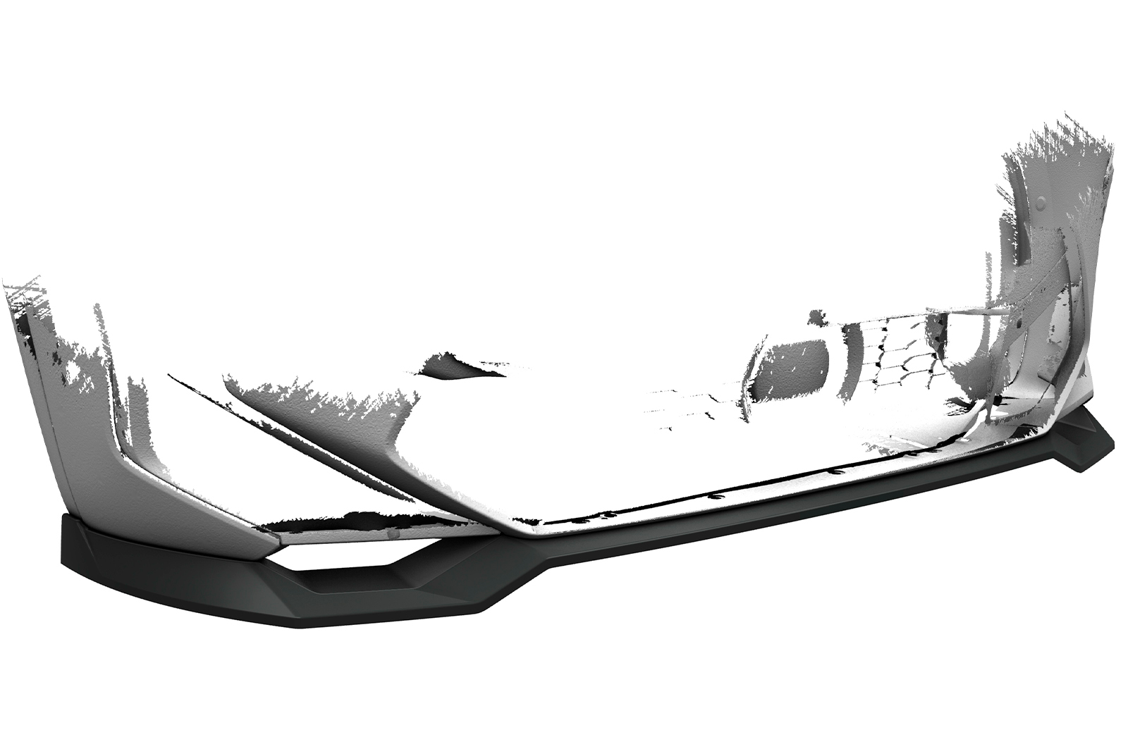 Lame de parechoc avant pour BMW X3 (F97) M Competition (facelift) (depuis 08/2021) - Fabriqué en ABS (6 finitions au choix)