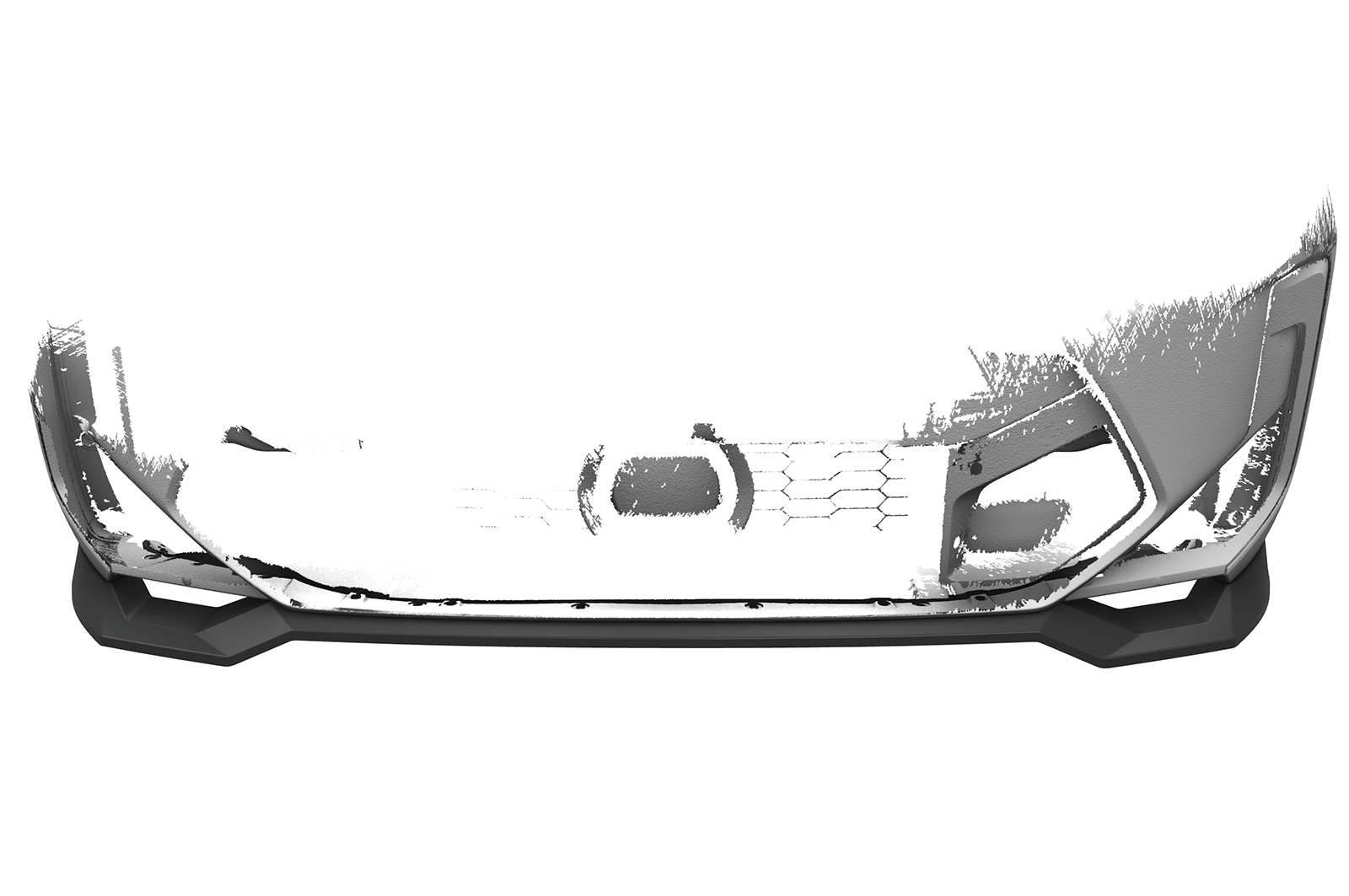 Lame de parechoc avant pour BMW X3 (F97) M Competition (facelift) (depuis 08/2021) - Fabriqué en ABS (6 finitions au choix)