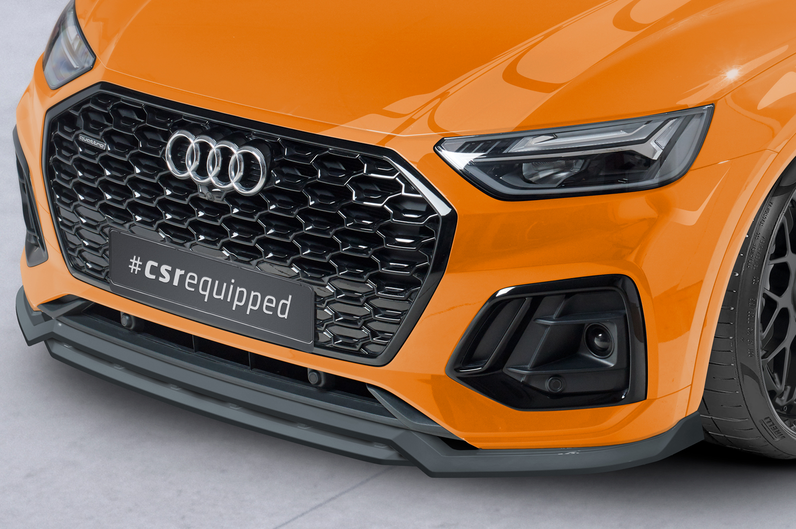 Lame de parechoc avant pour Audi SQ5 (FY) toutes carrosseries (depuis 2020) - Fabriqué en ABS (6 finitions au choix)