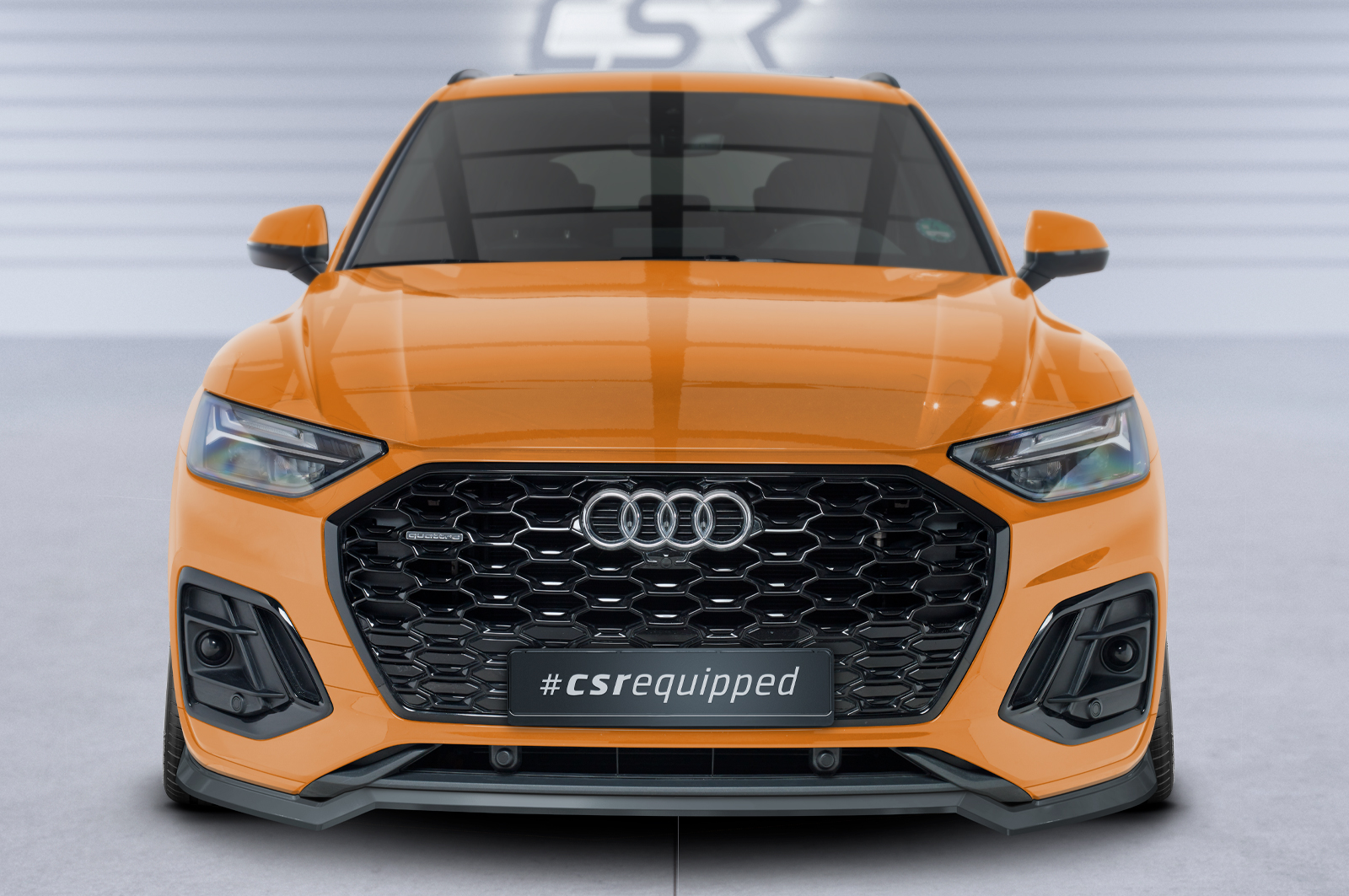 Lame de parechoc avant pour Audi SQ5 (FY) toutes carrosseries (depuis 2020) - Fabriqué en ABS (6 finitions au choix)