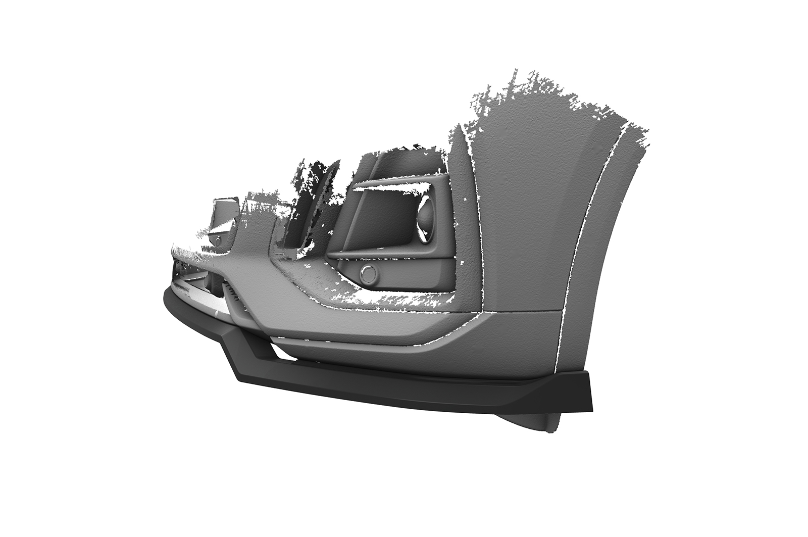 Lame de parechoc avant pour Audi SQ5 (FY) toutes carrosseries (depuis 2020) - Fabriqué en ABS (6 finitions au choix)