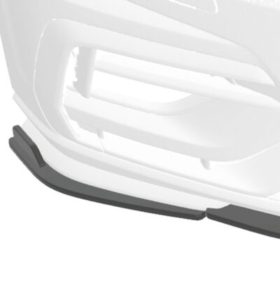 Lame de parechoc avant pour VW Golf 7 (Typ AU) R / R-Line (2017-2021) - Fabriqué en ABS 10mm (à peindre ou polir)