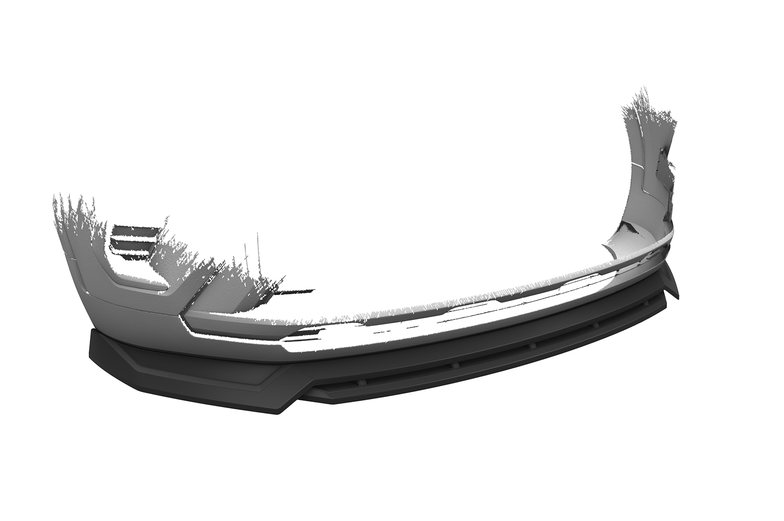 Lame de parechoc avant pour Opel Crossland toutes carrosseries (facelift) (depuis 2020) - Fabriqué en ABS (6 finitions au choix)