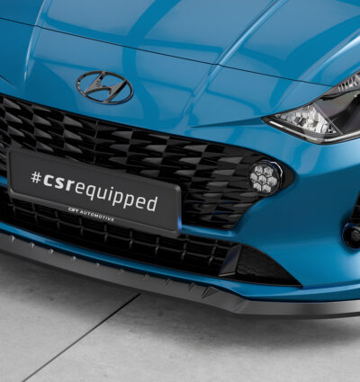 Lame de parechoc avant pour Hyundai I10 (3. Gen) toutes carrosseries (depuis 2019) - Fabriqué en ABS (6 finitions au choix)