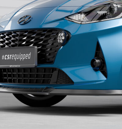 Lame de parechoc avant pour Hyundai I10 (3. Gen) toutes carrosseries (depuis 2019) - Fabriqué en ABS (6 finitions au choix)